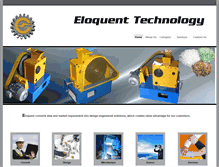 Tablet Screenshot of eloquenttechnology.com